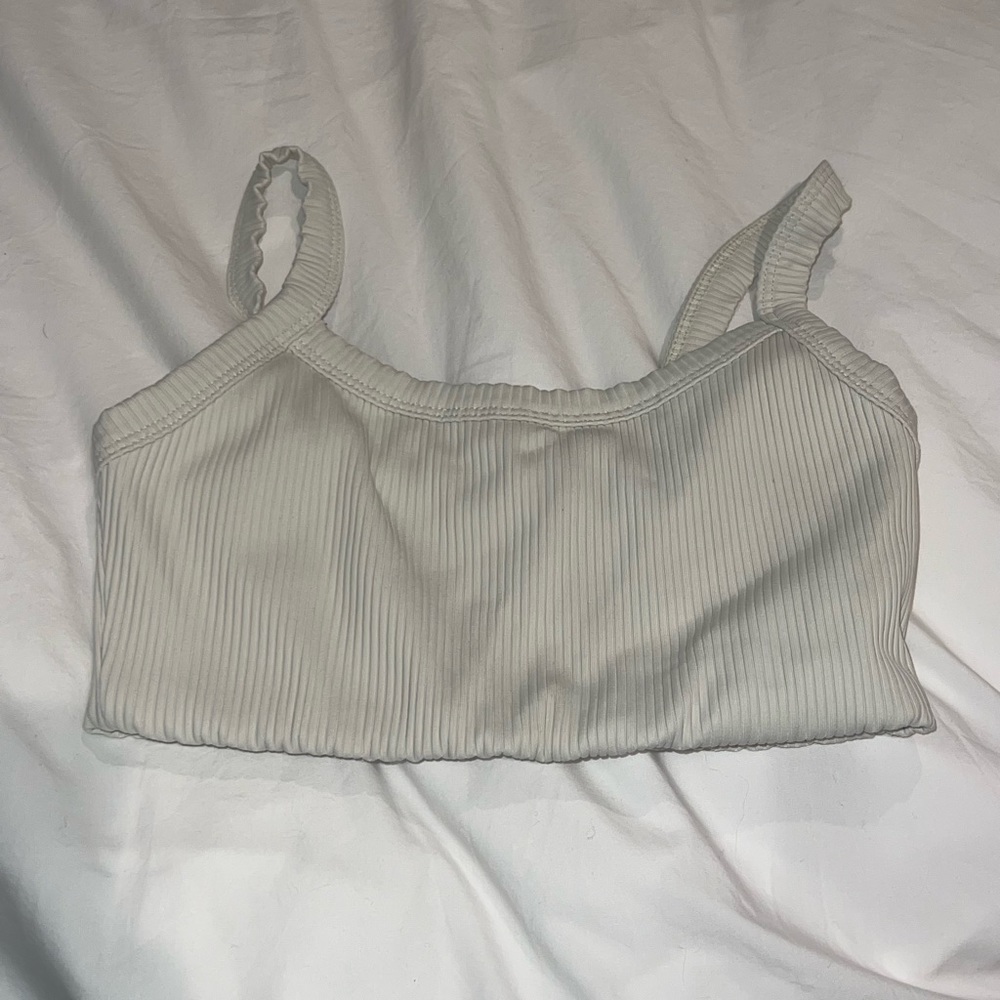 Year of Ours Cream/Bone Bra (Size Small)